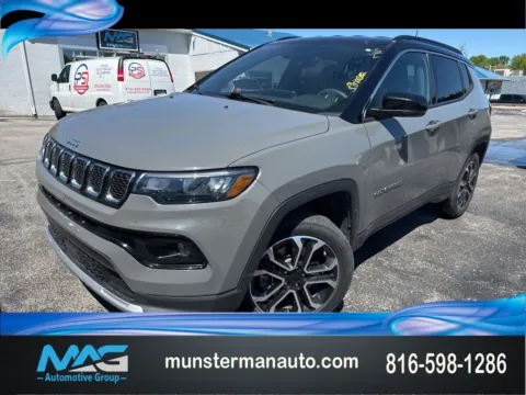 Gray 2023 Jeep Compass Limited for sale in Blue Springs, MO