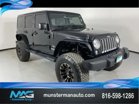 Black 2017 Jeep Wrangler Unlimited Sahara for sale in Blue Springs, MO