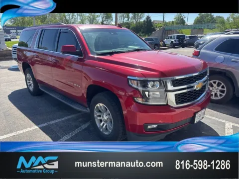Red 2015 Chevrolet Suburban LT for sale in Blue Springs, MO