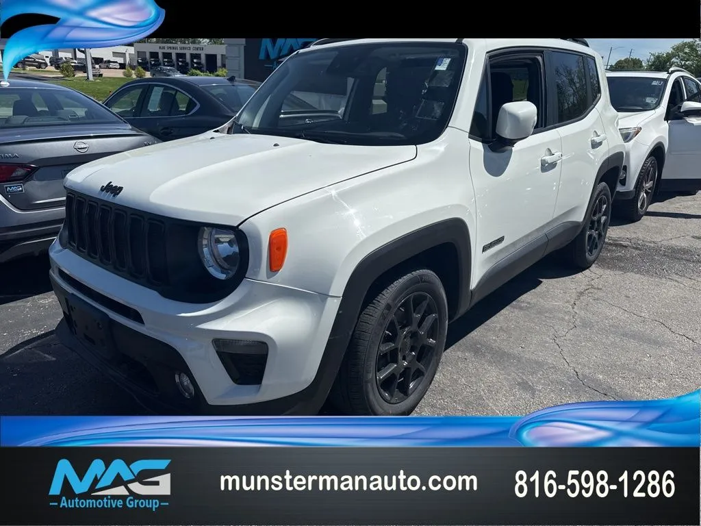 White 2019 Jeep Renegade Latitude for sale in Blue Springs, MO