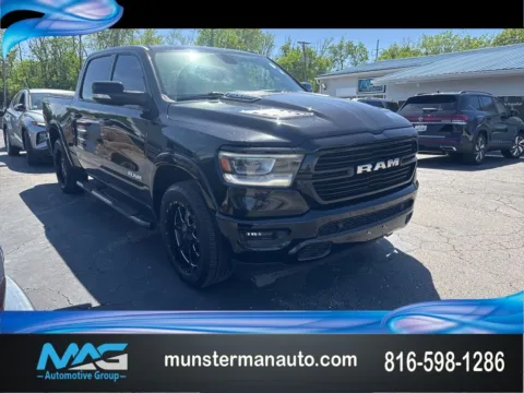 Black 2019 Ram 1500 Laramie for sale in Blue Springs, MO