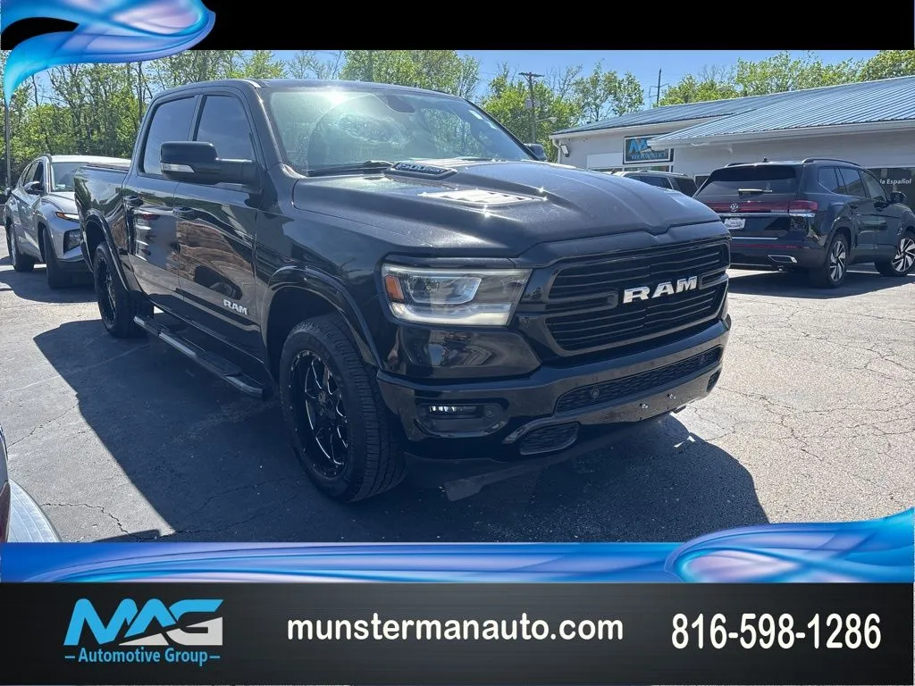 Black 2019 Ram 1500 Laramie for sale in Blue Springs, MO