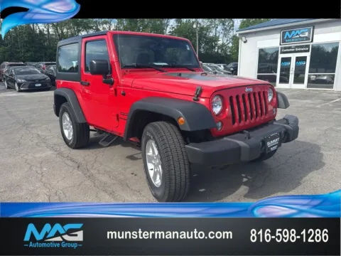 Red 2015 Jeep Wrangler Sport for sale in Blue Springs, MO