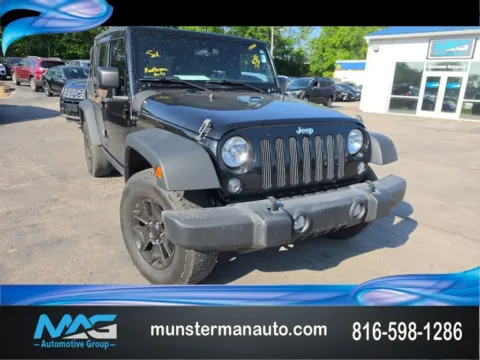 Black 2017 Jeep Wrangler Unlimited Sport for sale in Blue Springs, MO