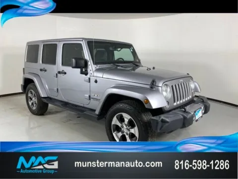 Silver 2016 Jeep Wrangler Unlimited Sahara for sale in Blue Springs, MO