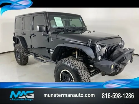 Black 2017 Jeep Wrangler Unlimited Sport for sale in Blue Springs, MO