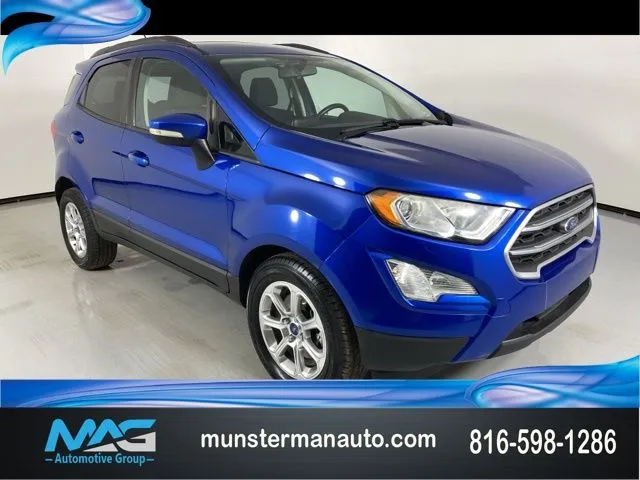 Blue 2018 Ford EcoSport SE for sale in Blue Springs, MO