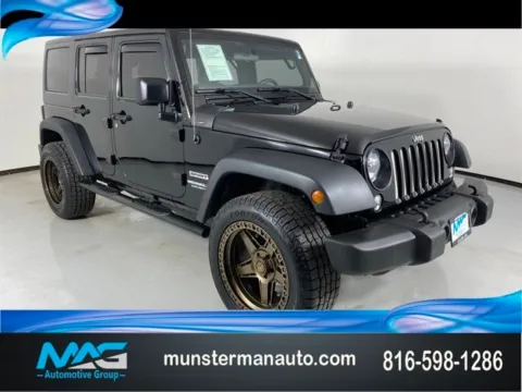 Black 2016 Jeep Wrangler Unlimited Sport for sale in Blue Springs, MO