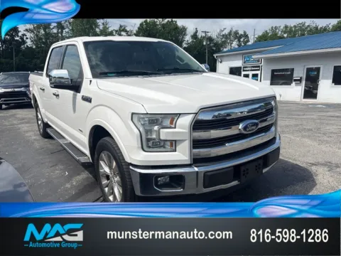 White 2016 Ford F-150 Lariat for sale in Blue Springs, MO