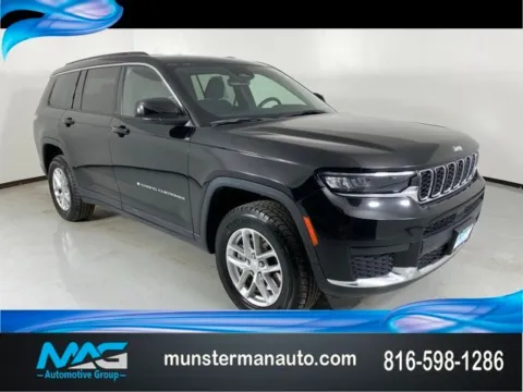Black 2024 Jeep Grand Cherokee L Laredo for sale in Blue Springs, MO