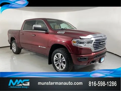 Red 2019 Ram 1500 Laramie Longhorn for sale in Blue Springs, MO