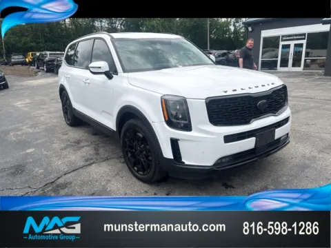 White 2021 Kia Telluride SX for sale in Blue Springs, MO