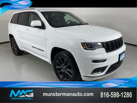 White 2019 Jeep Grand Cherokee Overland for sale in Blue Springs, MO