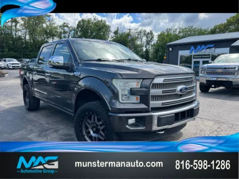 Gray 2015 Ford F-150 Platinum for sale in Blue Springs, MO