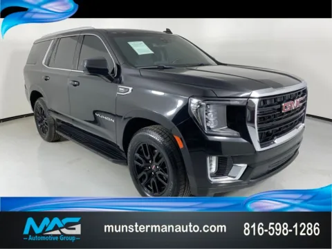 Black 2021 GMC Yukon SLE for sale in Blue Springs, MO