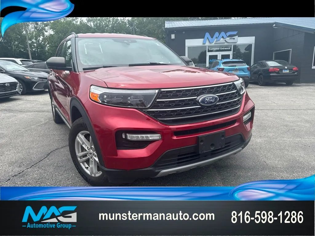 Red 2020 Ford Explorer XLT for sale in Blue Springs, MO