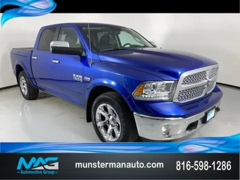 Blue 2018 Ram 1500 Laramie for sale in Blue Springs, MO