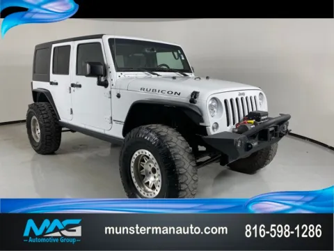 White 2017 Jeep Wrangler Unlimited Rubicon for sale in Blue Springs, MO
