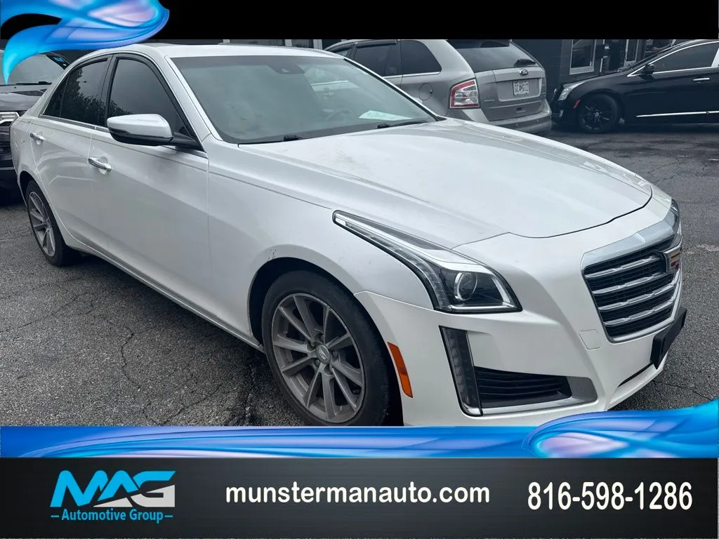 White 2018 Cadillac CTS 3.6L Luxury for sale in Blue Springs, MO