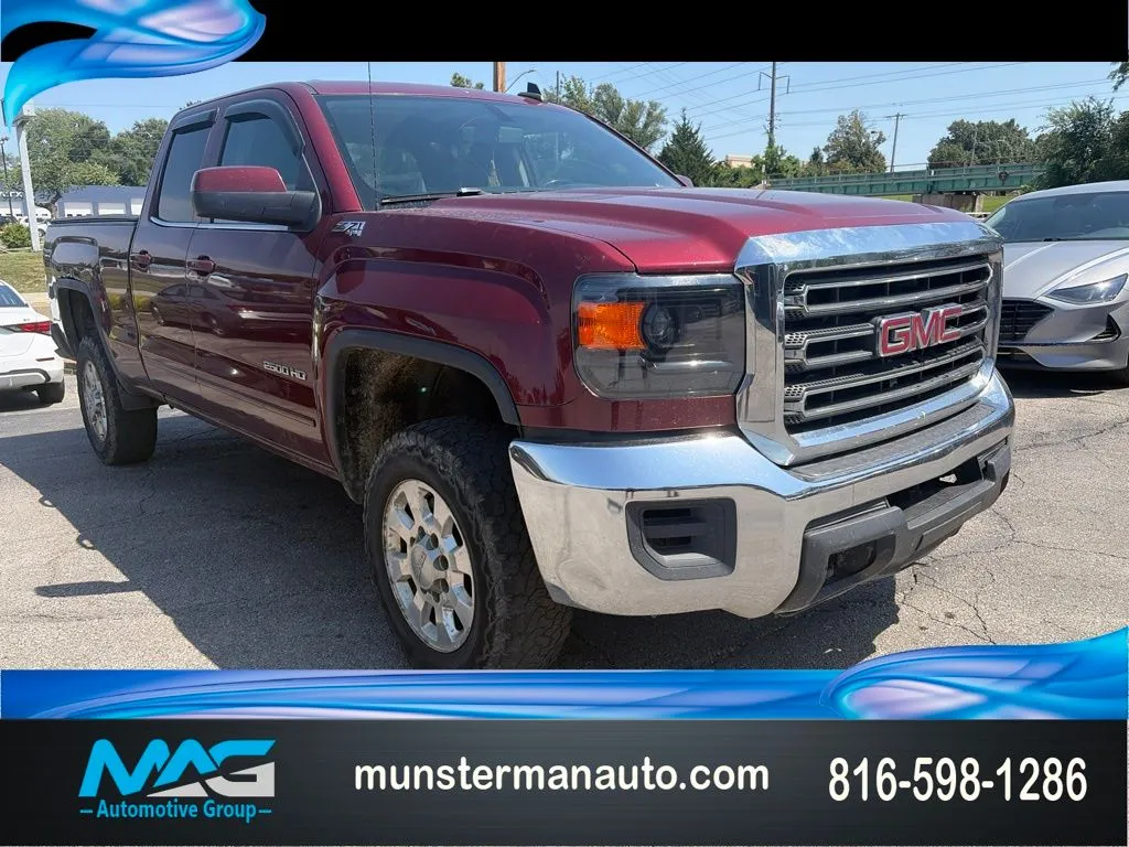 Red 2015 GMC Sierra 2500 HD SLE for sale in Blue Springs, MO