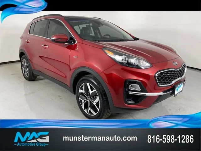 Red 2022 Kia Sportage EX for sale in Blue Springs, MO