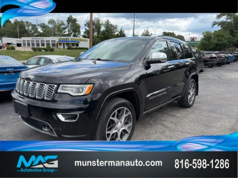 Black 2019 Jeep Grand Cherokee Overland for sale in Blue Springs, MO