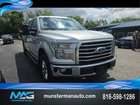 Silver 2015 Ford F-150 XLT for sale in Blue Springs, MO