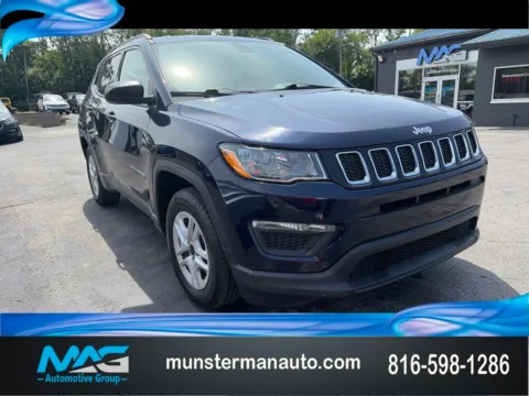 Blue 2017 Jeep Compass Sport for sale in Blue Springs, MO
