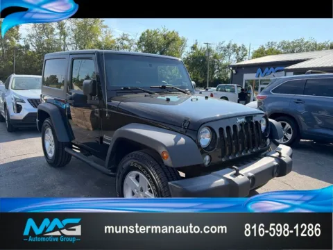 Black 2017 Jeep Wrangler Sport for sale in Blue Springs, MO