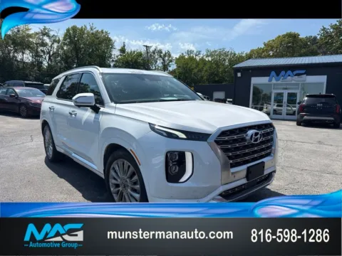White 2020 Hyundai Palisade Limited for sale in Blue Springs, MO