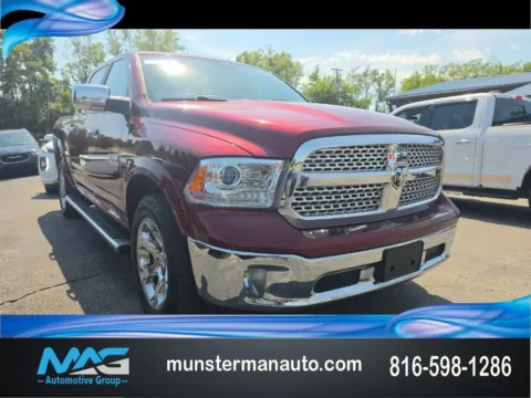 Red 2017 Ram 1500 Laramie for sale in Blue Springs, MO