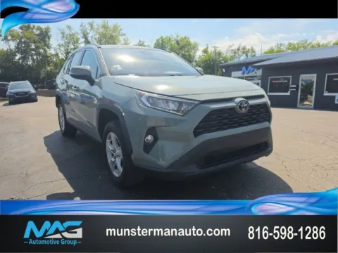 Gray 2021 Toyota RAV4 XLE for sale in Blue Springs, MO