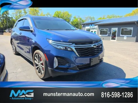 Blue 2022 Chevrolet Equinox RS for sale in Blue Springs, MO