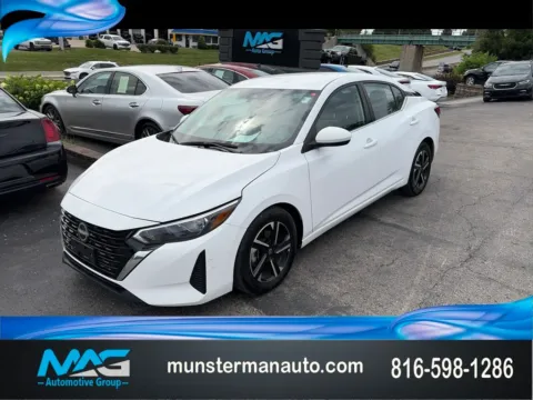 White 2024 Nissan Sentra SV for sale in Blue Springs, MO