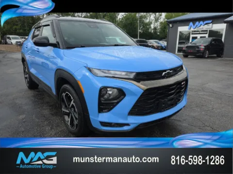 Blue 2023 Chevrolet TrailBlazer RS for sale in Blue Springs, MO