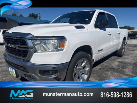 White 2022 Ram 1500 Big Horn/Lone Star for sale in Blue Springs, MO