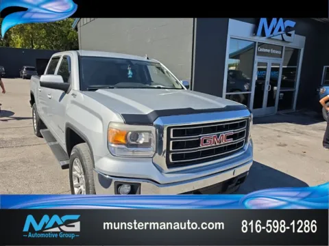 Silver 2015 GMC Sierra 1500 SLE for sale in Blue Springs, MO