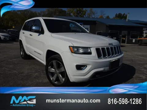White 2015 Jeep Grand Cherokee Overland for sale in Blue Springs, MO