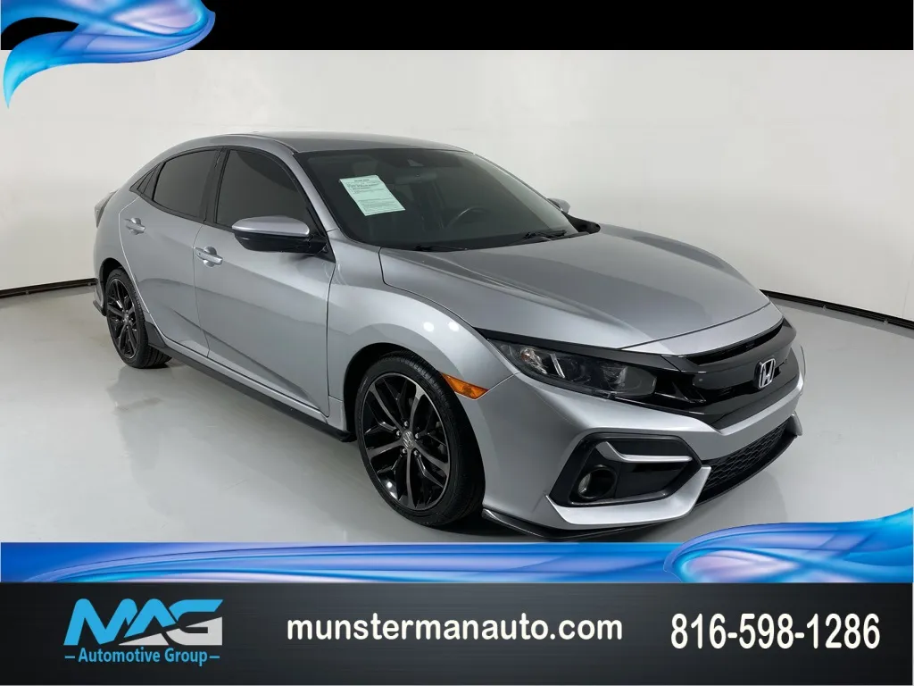 Silver 2021 Honda Civic Sport for sale in Blue Springs, MO