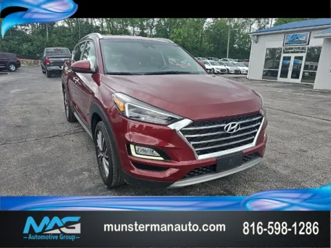 Red 2020 Hyundai Tucson Limited for sale in Blue Springs, MO