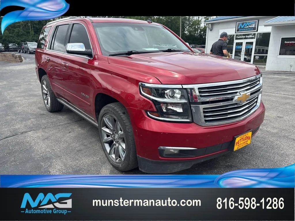 Red 2015 Chevrolet Tahoe LTZ for sale in Blue Springs, MO
