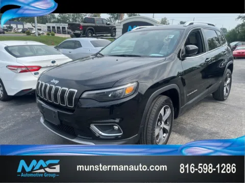 Black 2019 Jeep Cherokee Limited for sale in Blue Springs, MO
