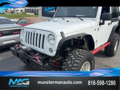 White 2015 Jeep Wrangler Sport for sale in Blue Springs, MO