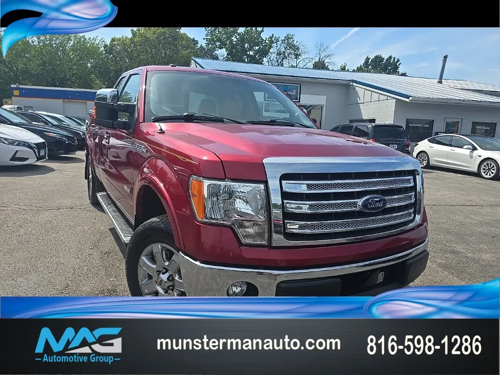 Red 2013 Ford F-150 Lariat for sale in Blue Springs, MO