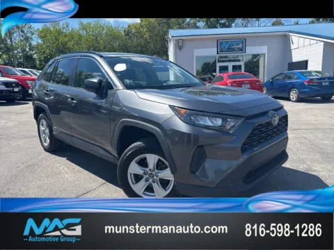 Gray 2021 Toyota RAV4 Hybrid LE for sale in Blue Springs, MO