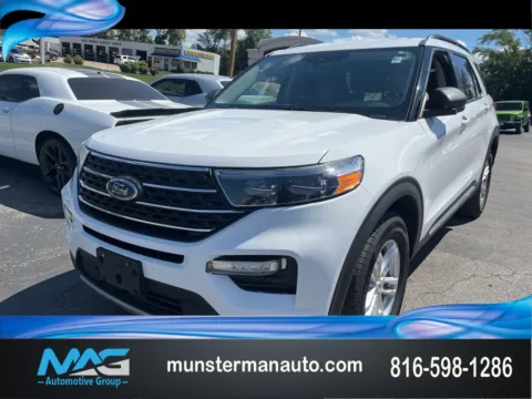 White 2022 Ford Explorer XLT for sale in Blue Springs, MO