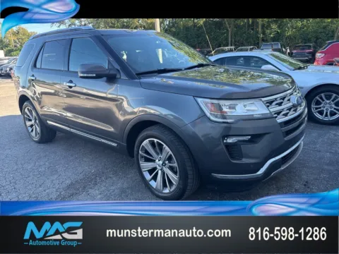 Gray 2018 Ford Explorer Limited for sale in Blue Springs, MO