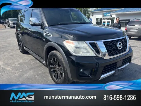 Black 2017 Nissan Armada Platinum for sale in Blue Springs, MO