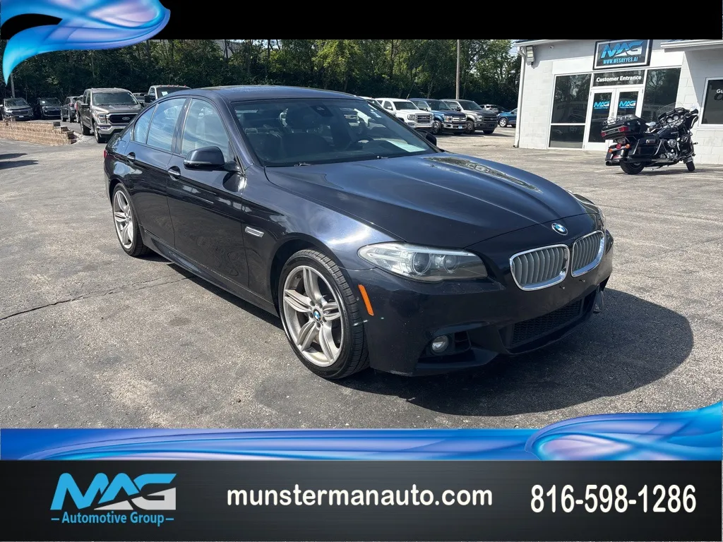 Black 2016 BMW 5 Series 550i xDrive for sale in Blue Springs, MO
