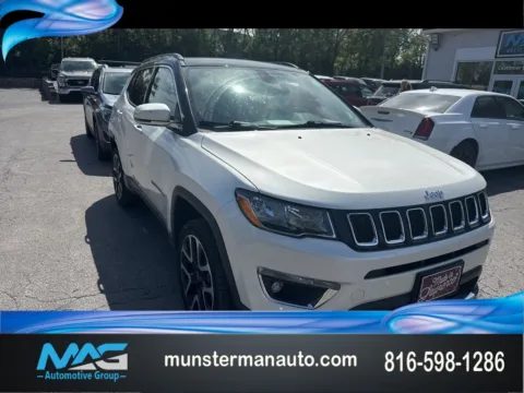 White 2018 Jeep Compass Limited for sale in Blue Springs, MO